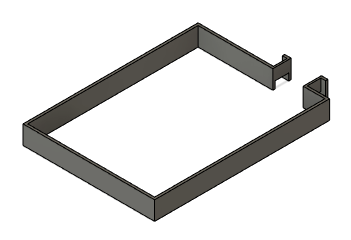 Piece to Keep Arduino in Place when Plugging and Unplugging a Cord Branding Flag